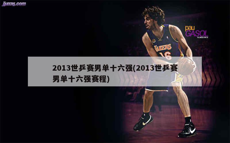2013世乒赛男单十六强(2013世乒赛男单半决赛)
